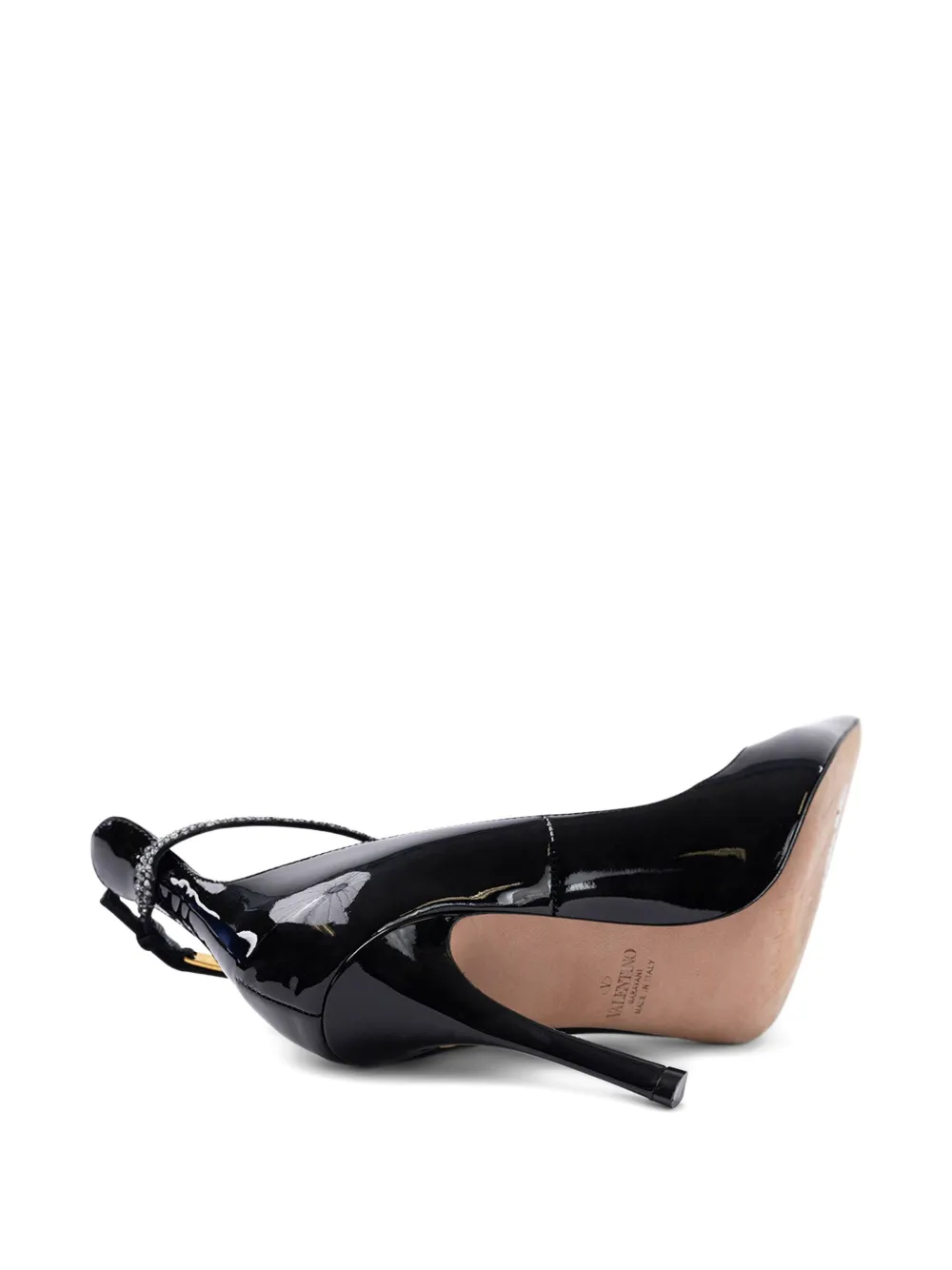 Valentino Garavani strap-detail pumps Zwart