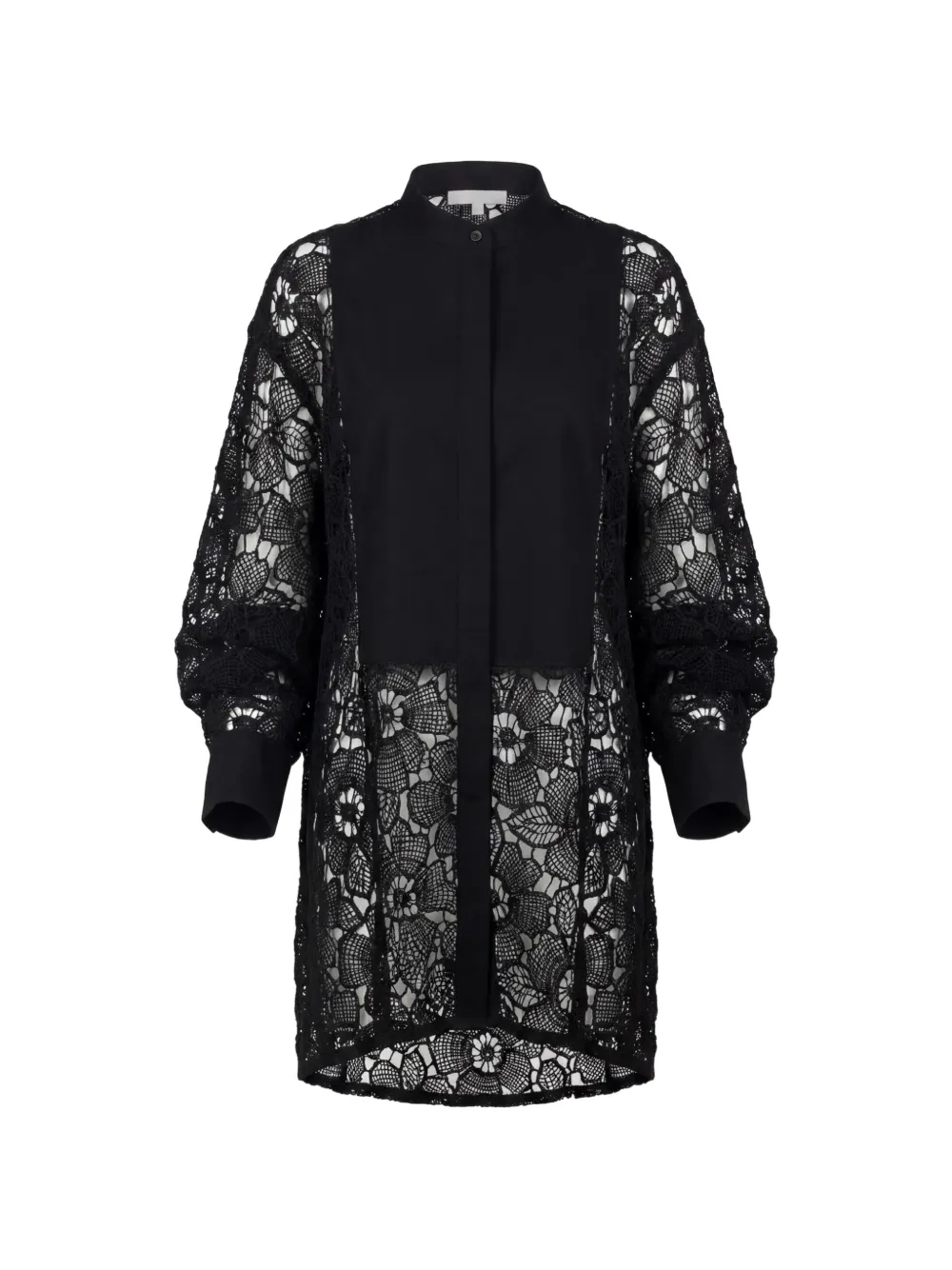 Valentino Garavani lace shirt - Schwarz