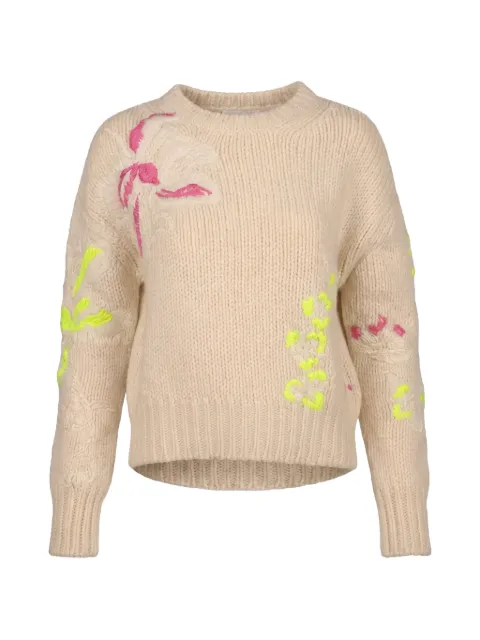 Valentino Garavani floral embroidered sweater