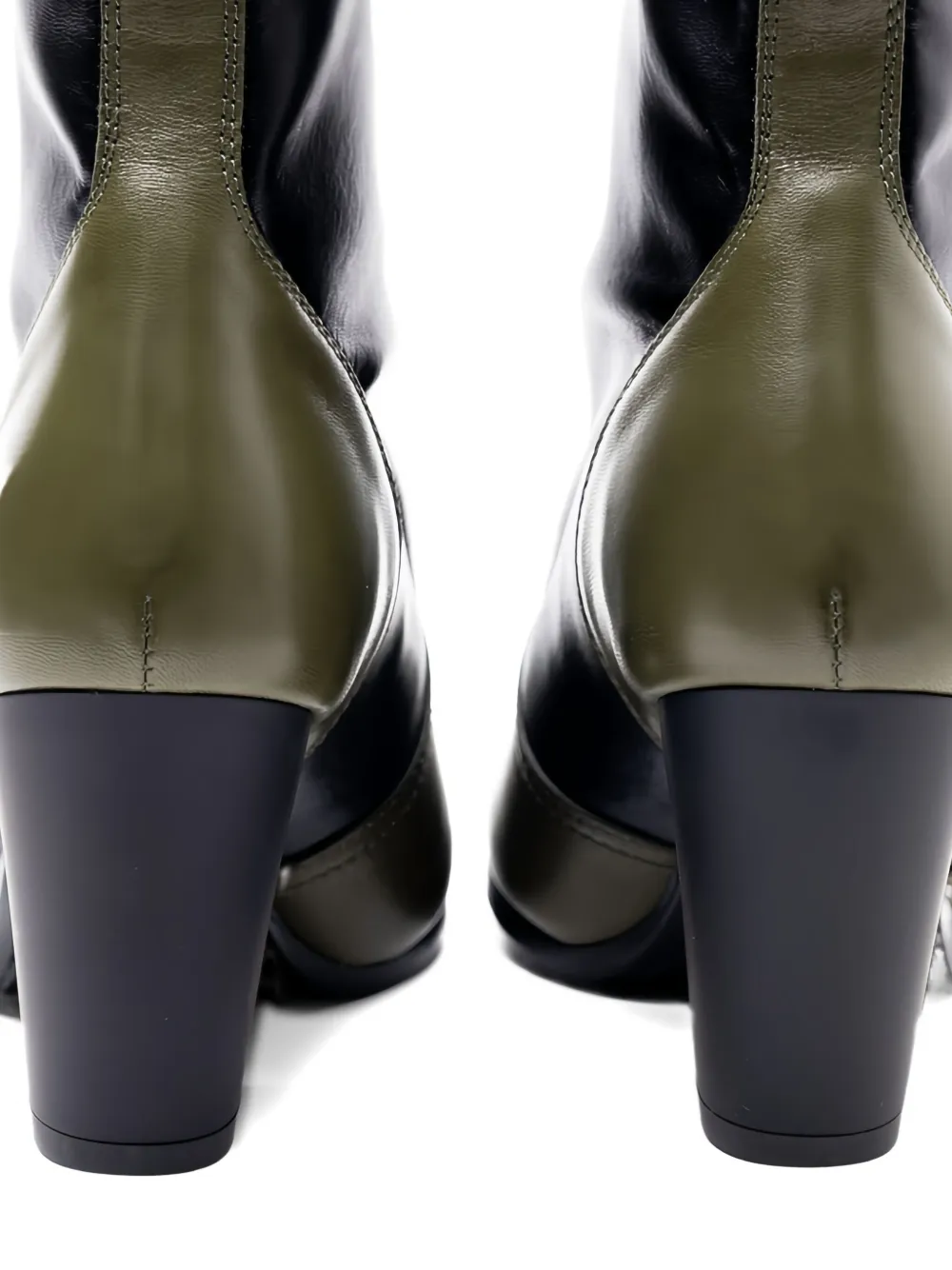 Hogan 80mm Two-tone Block-heel Boots