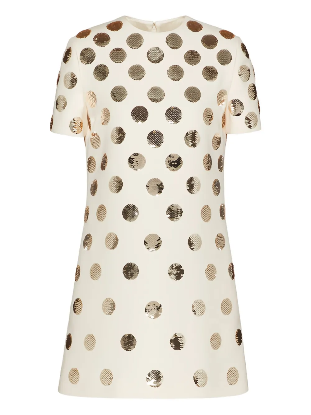 Valentino Garavani スパンコール ドレス - ニュートラル Valentino Garavani スパンコール ドレス - ニュートラル