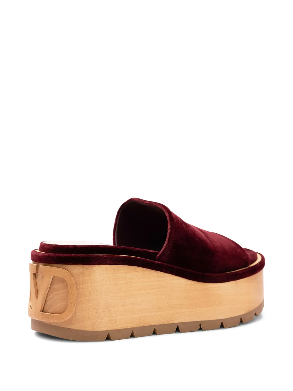 Valentino Garavani logo-detail sandals Rood