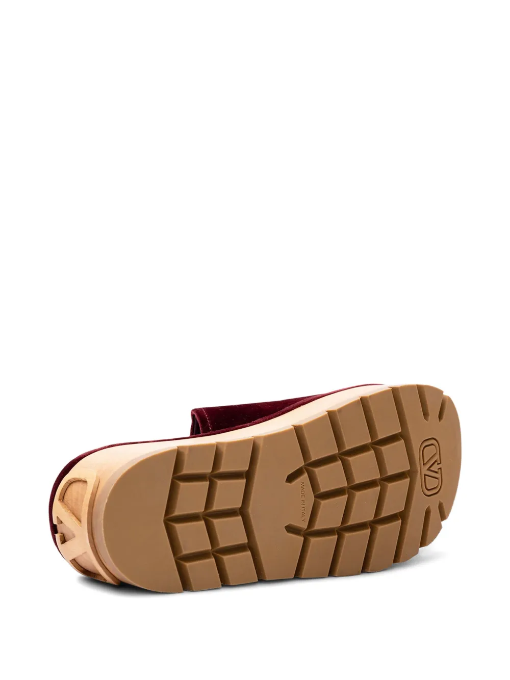 Valentino Garavani logo-detail sandals Rood