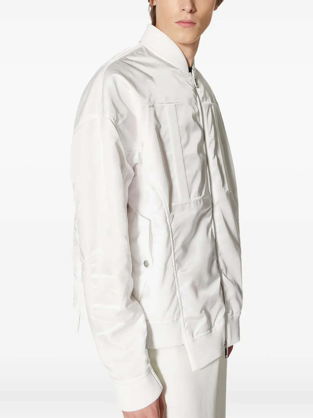 Valentino Garavani Bomberjack met vlakken en rits Wit