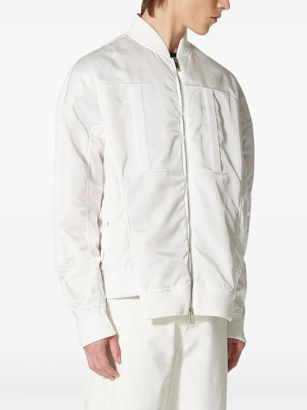Valentino Garavani Bomberjack met vlakken en rits Wit