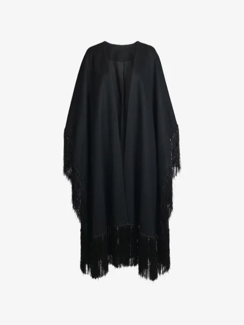 Valentino Garavani poncho à franges