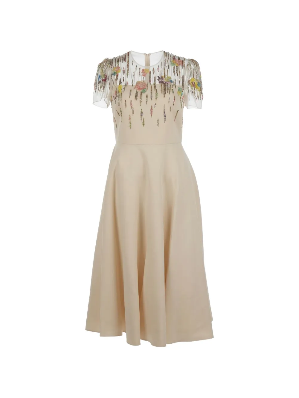 Valentino Garavani Abito midi con paillettes - Toni neutri