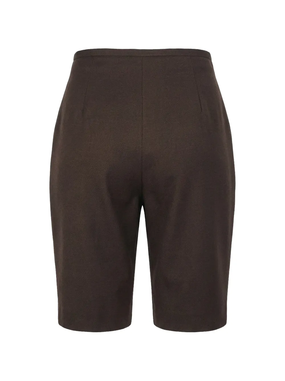 Valentino Garavani Shorts con cucitura a contrasto - Marrone