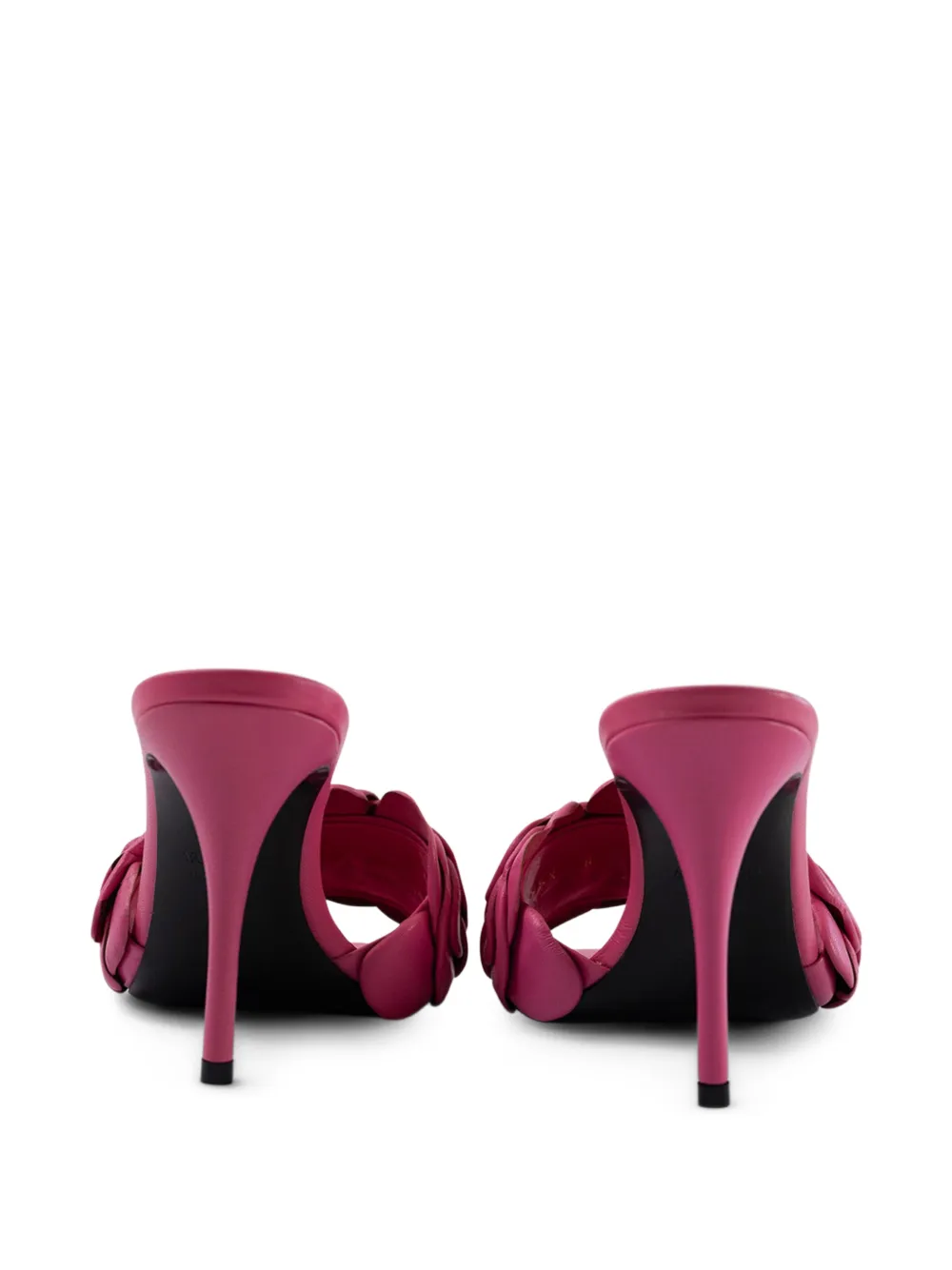 Valentino Garavani 105 mm sandalen met bloem en hak Roze