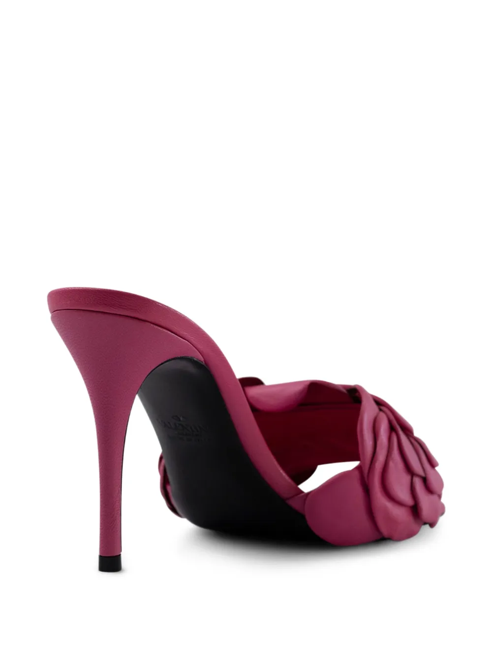 Valentino Garavani 105 mm sandalen met bloem en hak Roze