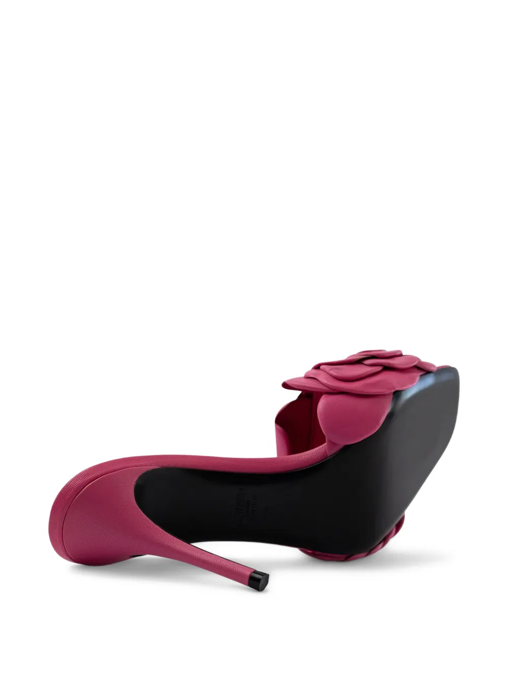 Valentino Garavani 105 mm sandalen met bloem en hak Roze