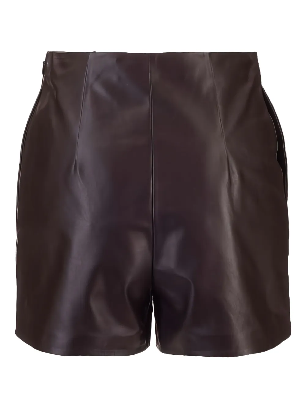 Valentino Garavani high-waisted leather shorts | Leather & Faux Leather Shorts | Image 2