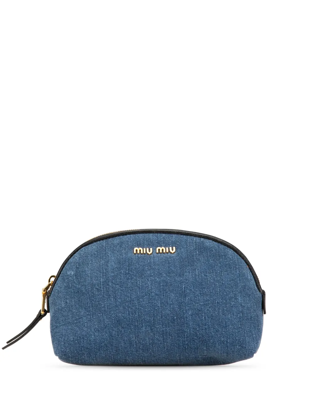 Miu Miu Pre-Owned 2010-2024 Denim pouch | Blue | Image 1