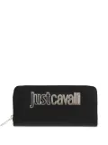 Just Cavalli logo-lettering wallet - Black