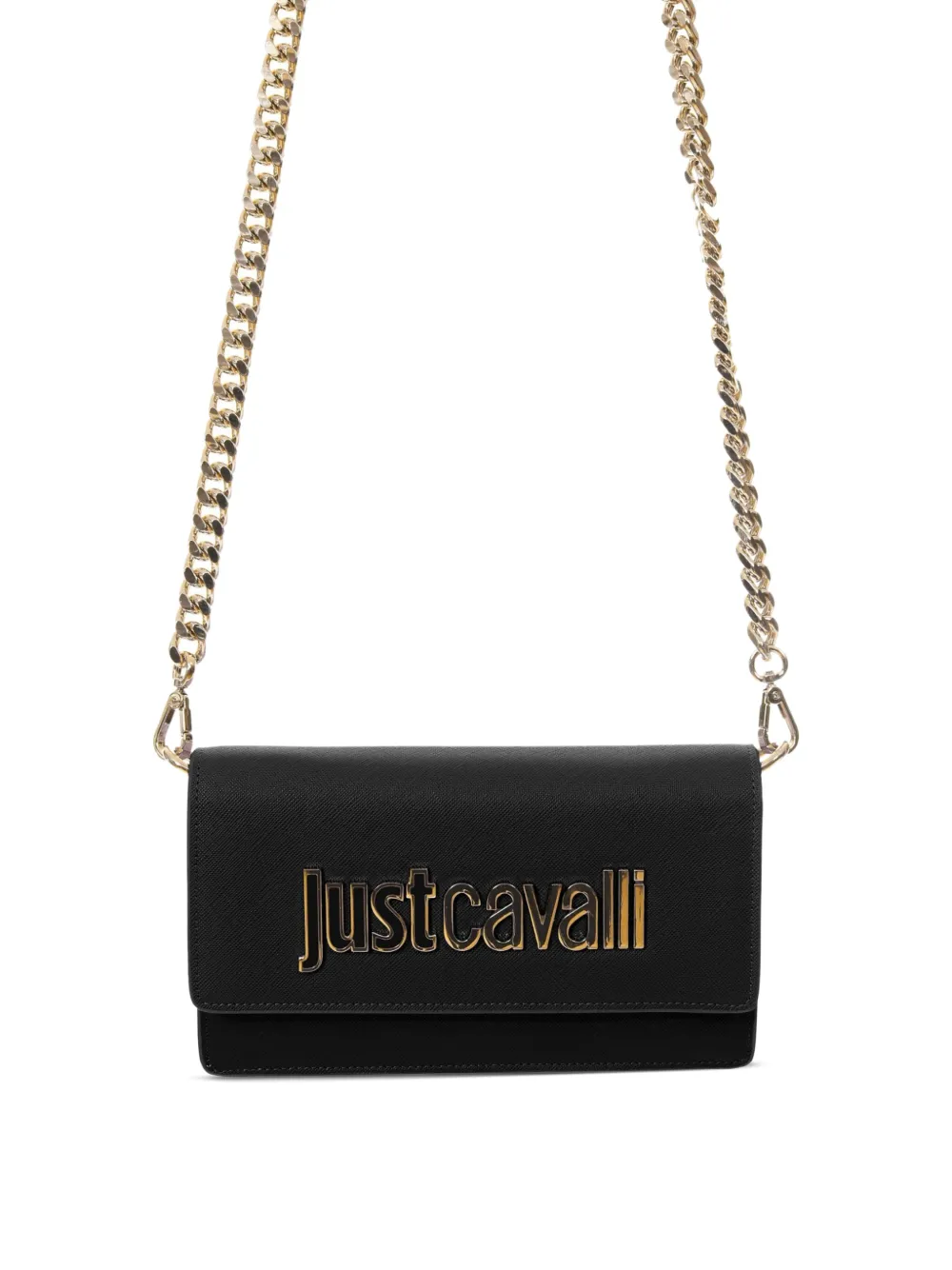 Just Cavalli Crossbodytas met logo Zwart
