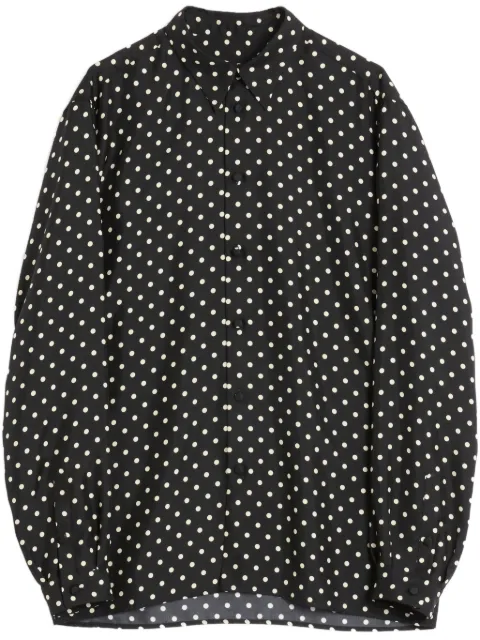 Valentino Garavani plusdepois-print silk shirt