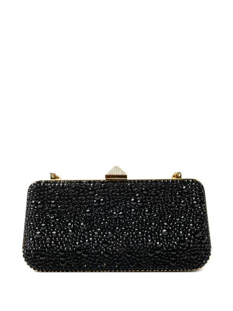 Valentino Garavani glass-embellished clutch bag