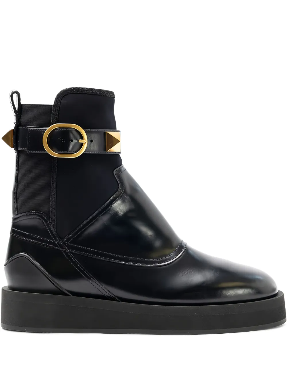 Valentino Garavani studded-embellishment boots - ブラック Valentino Garavani studded-embellishment boots - ブラック