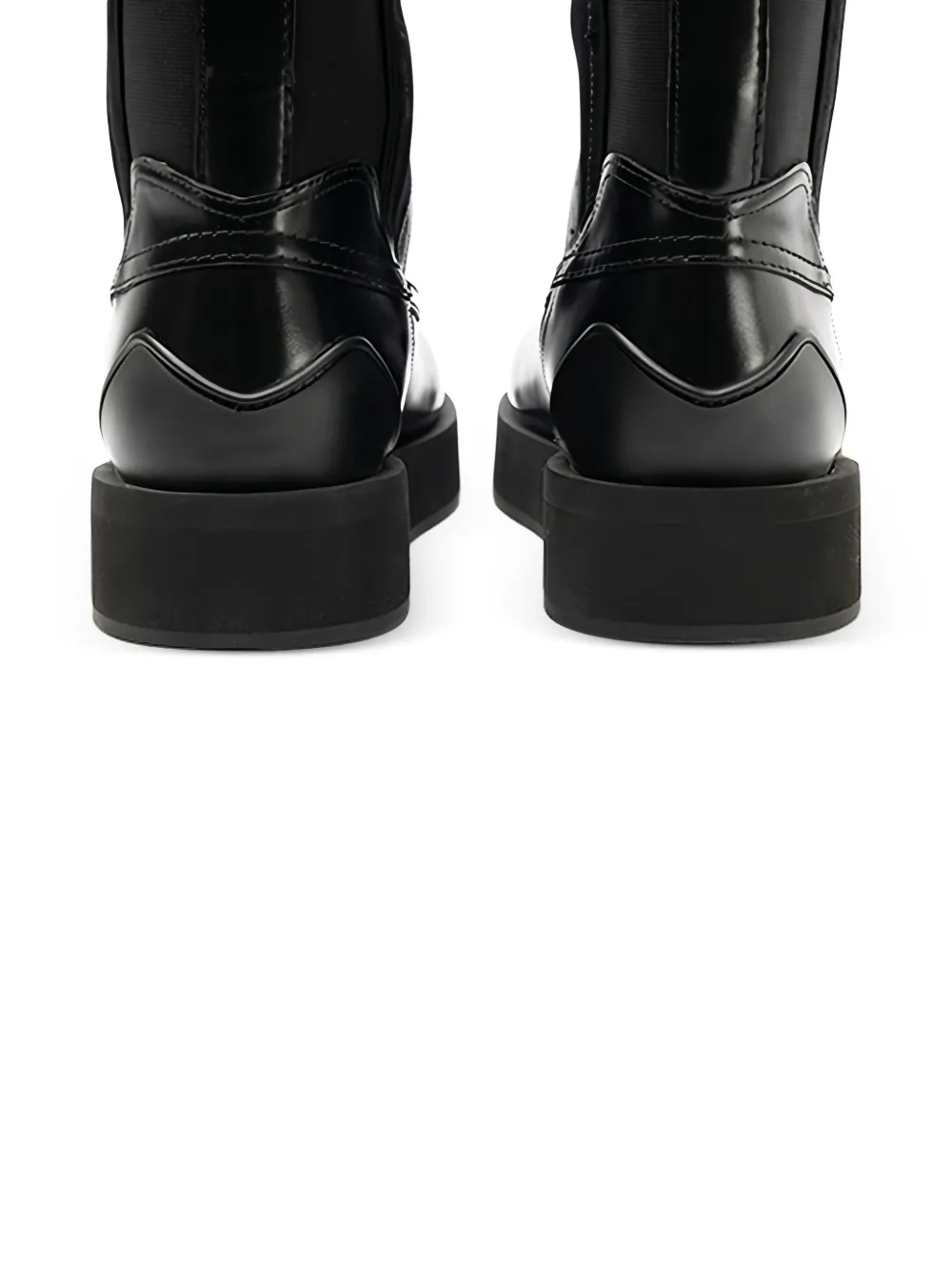 Valentino Garavani studded-embellishment boots Zwart
