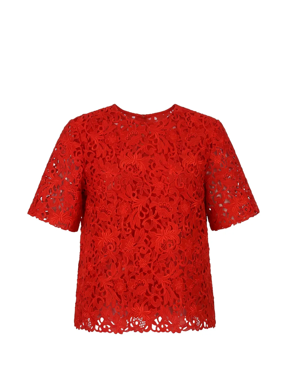 Valentino Garavani crew-neck top - Rosso