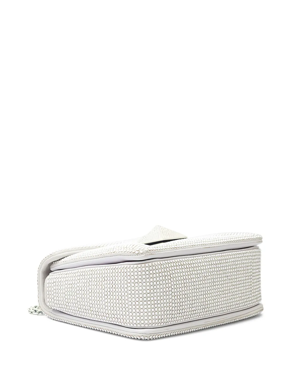Valentino Studded-embellishment Shoulder Bag In White