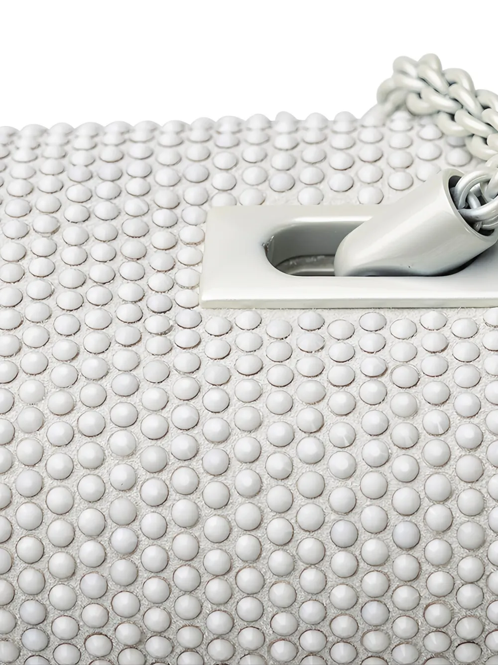 Valentino Studded-embellishment Shoulder Bag In White