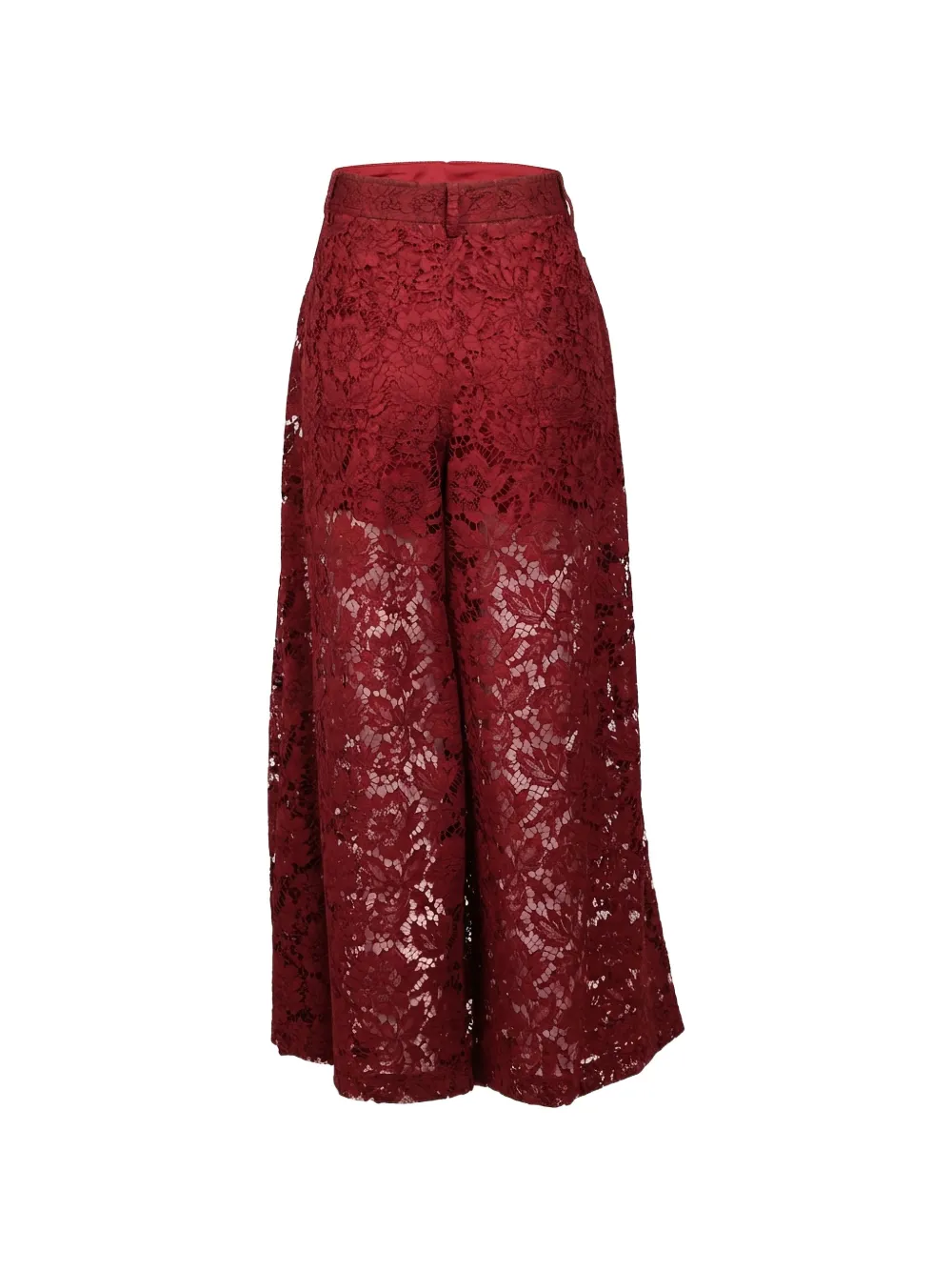 Valentino Garavani Palazzo broek met kant Rood
