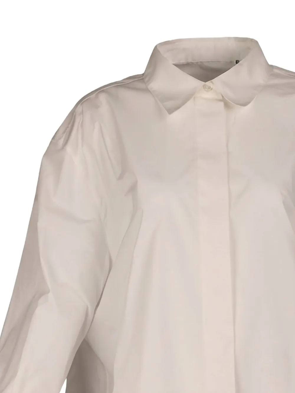 Valentino Garavani concealed-front button-down shirt Wit