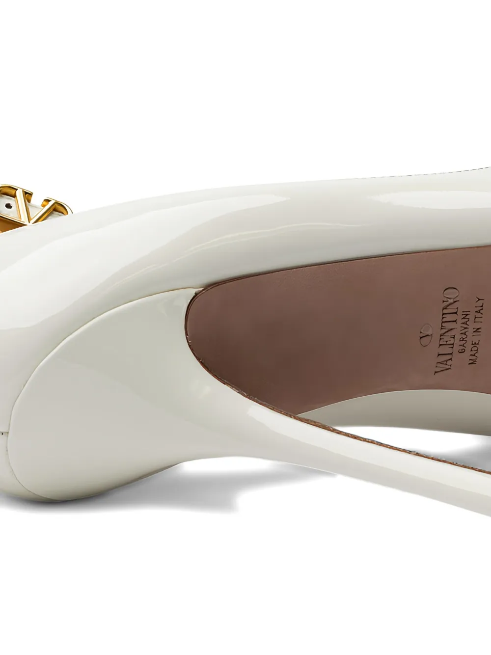 Valentino Pointed-toe Pumps In White