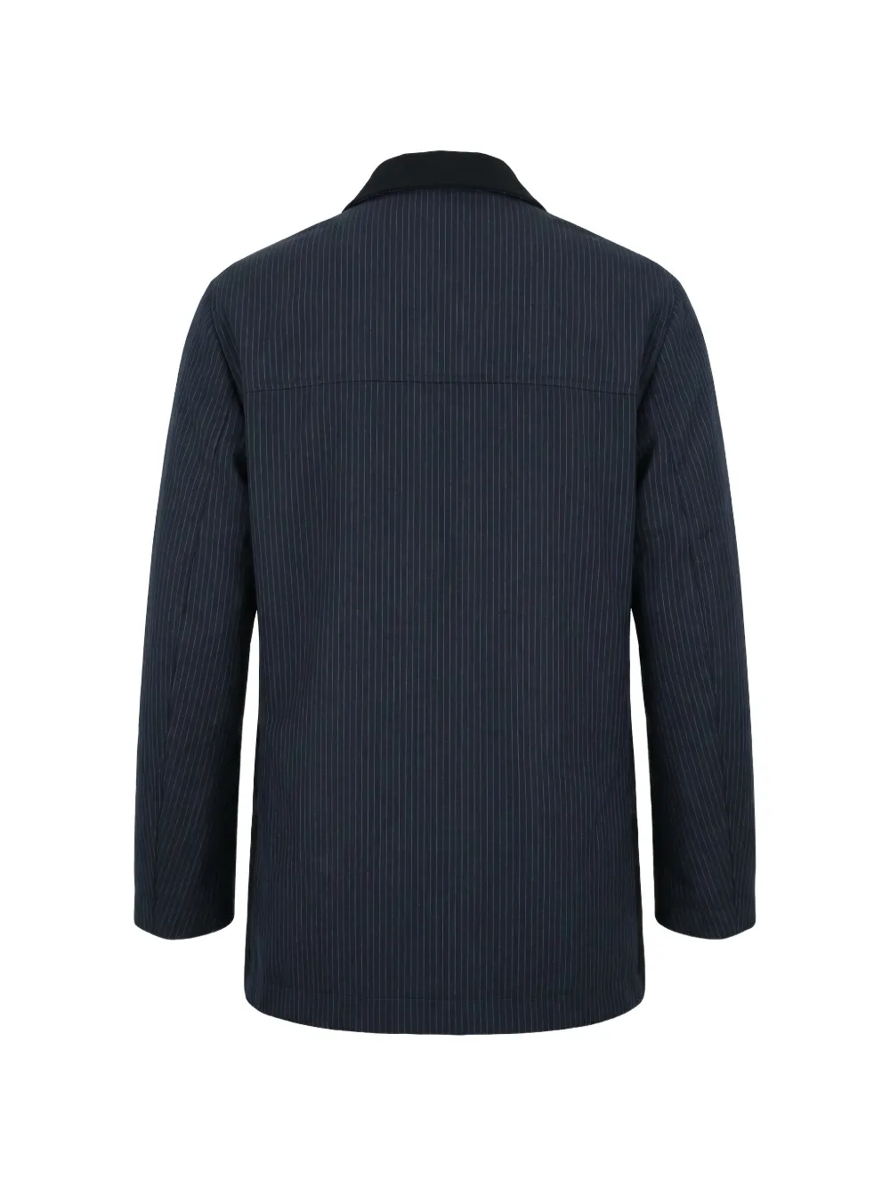 Valentino Garavani Jas met krijtstreep en vlakken Blauw