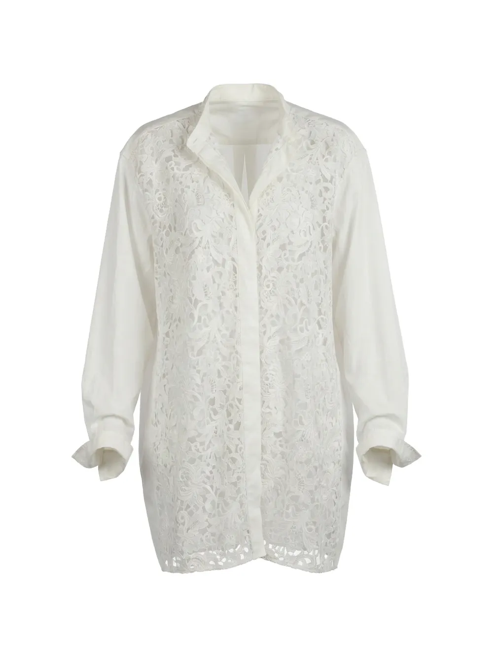 Valentino Garavani lace shirt - Weiß