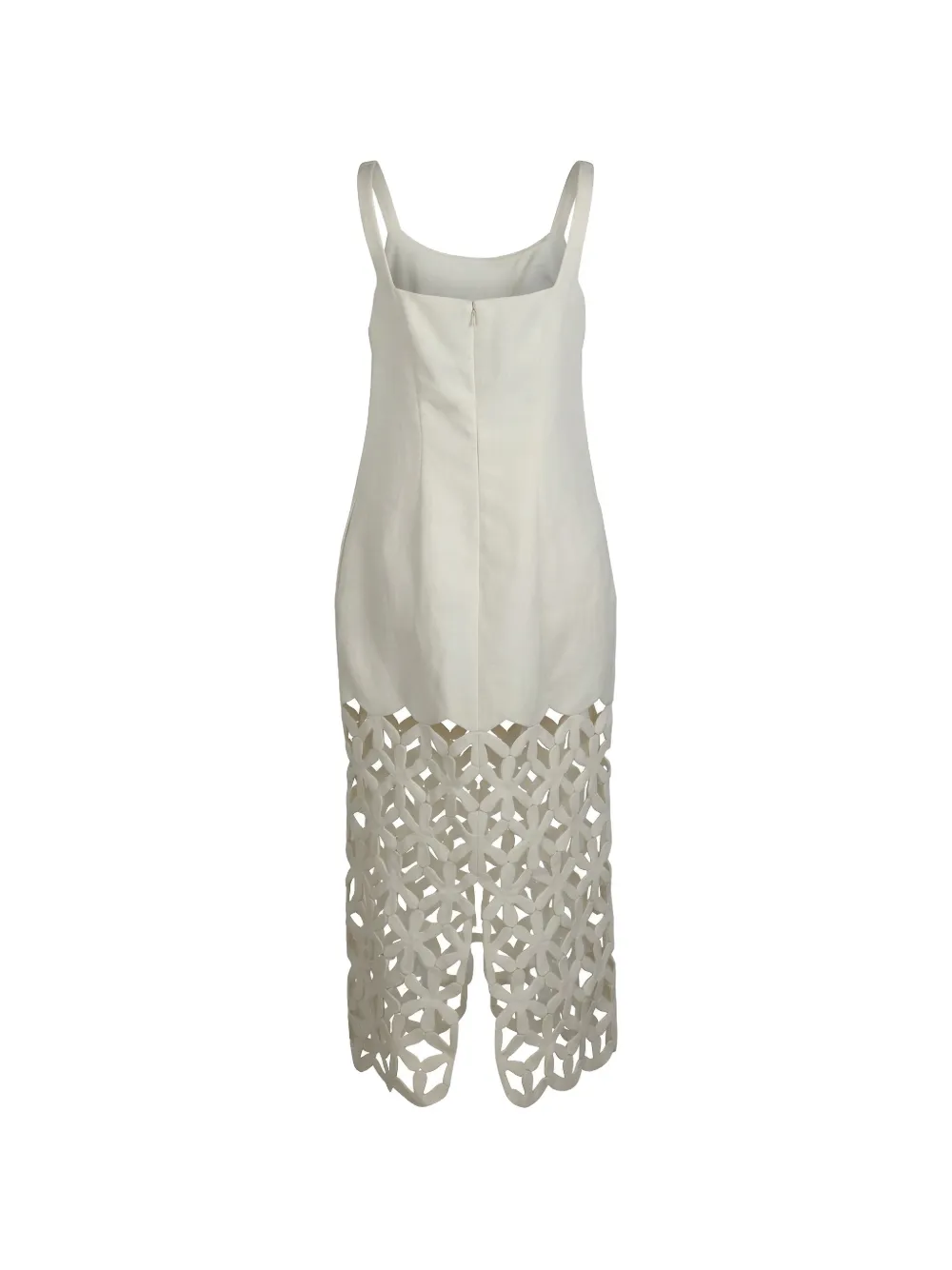 Valentino Garavani Uitgesneden midi-jurk Beige