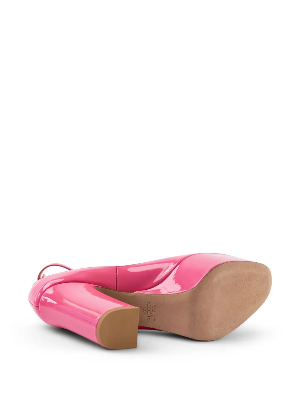 Valentino Garavani Tan-Go platform pumps Roze