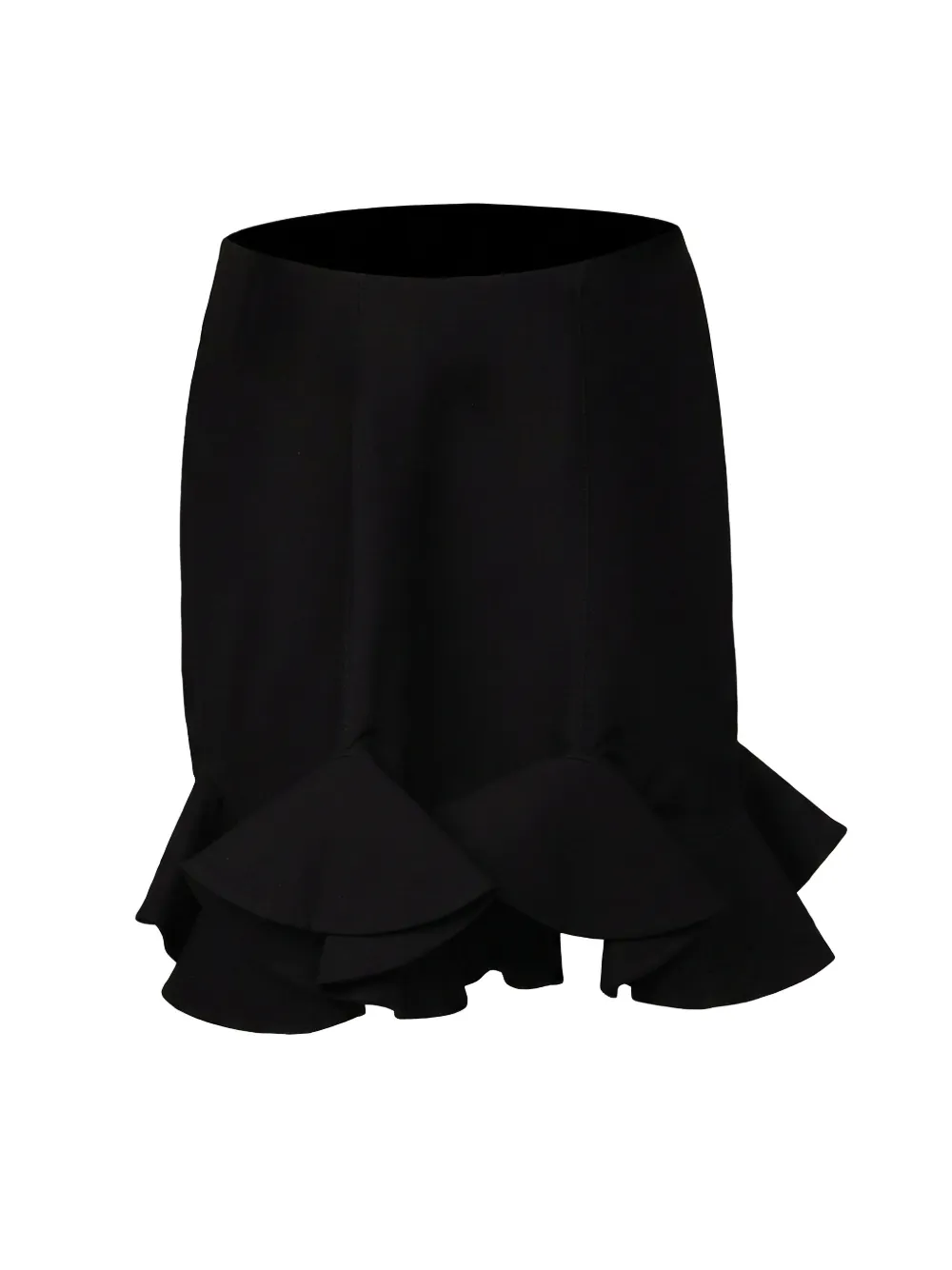 Valentino Garavani Rok met ruches Zwart