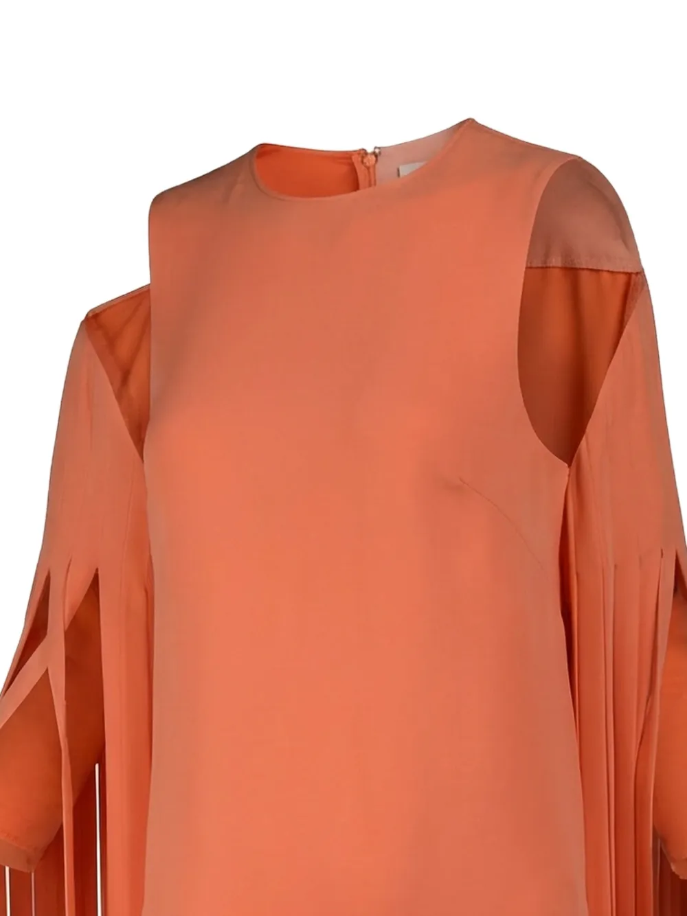 Valentino Garavani Maxi-jurk met open schouders Oranje