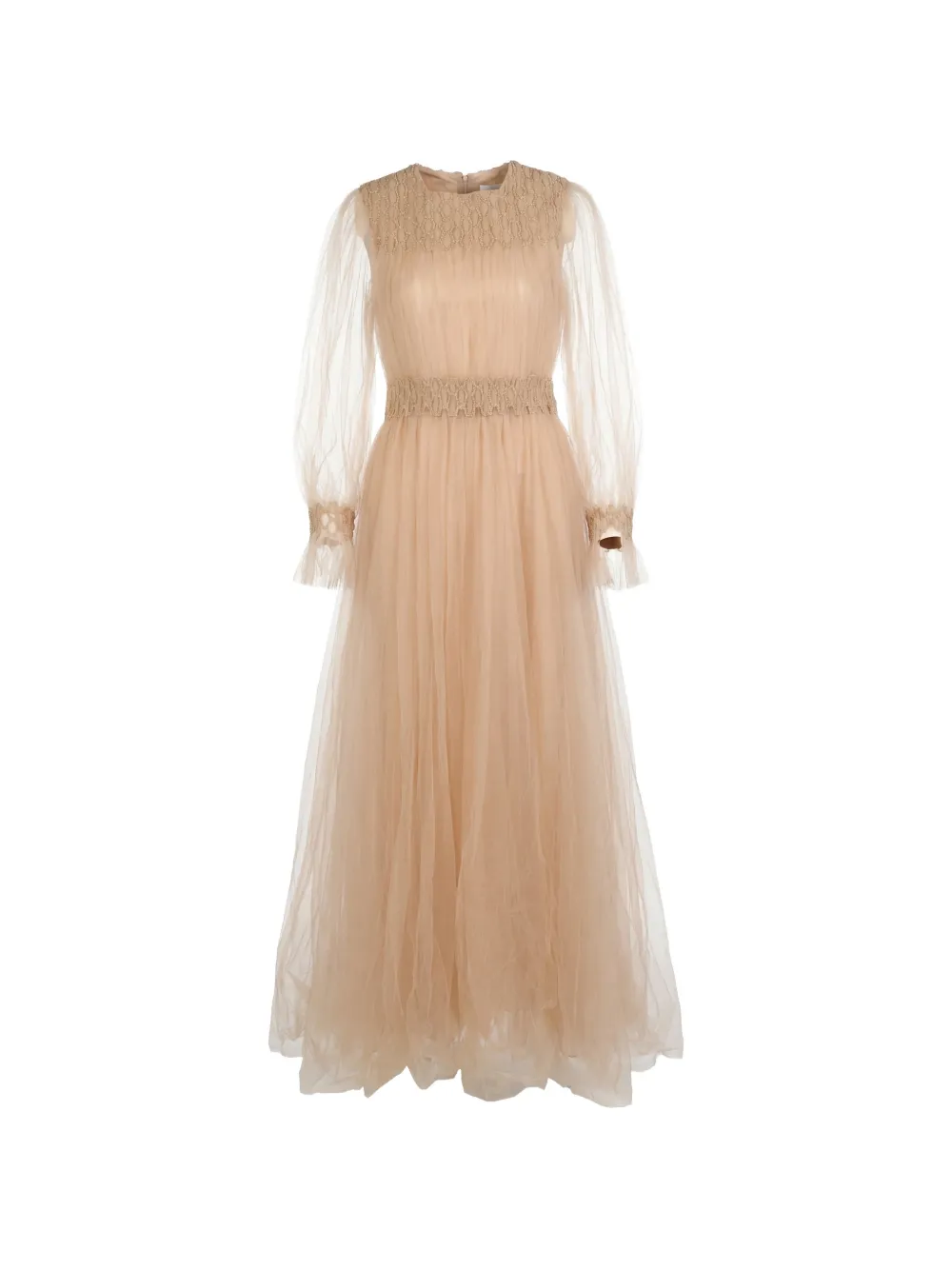 Valentino Garavani embellished gown dress - Toni neutri