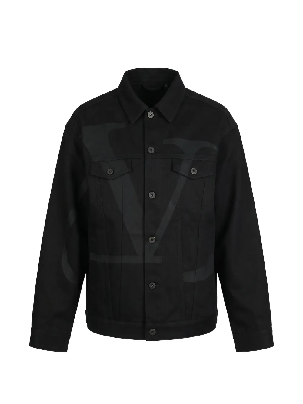 Valentino Garavani logo-print jacket - Nero
