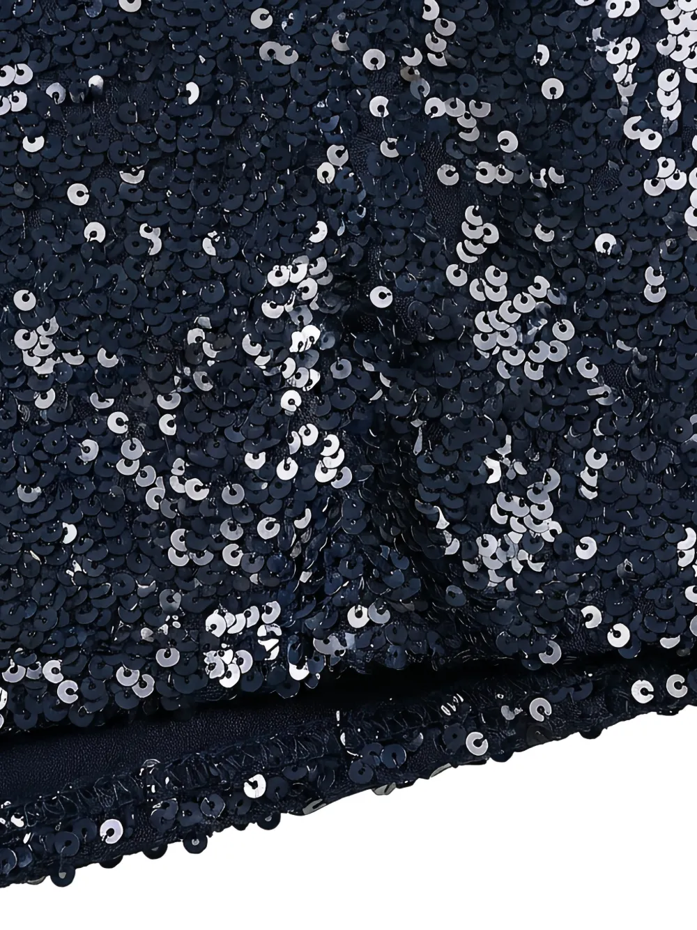 Valentino Garavani Top met cape en pailletten Blauw