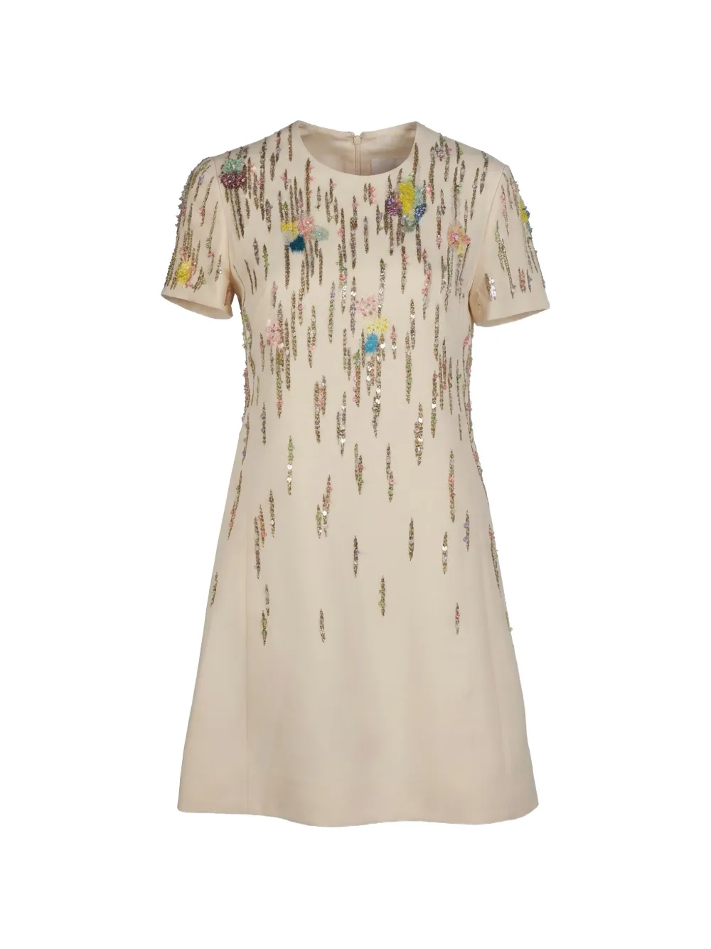 Valentino Garavani sequin-embellished mini dress - Nude