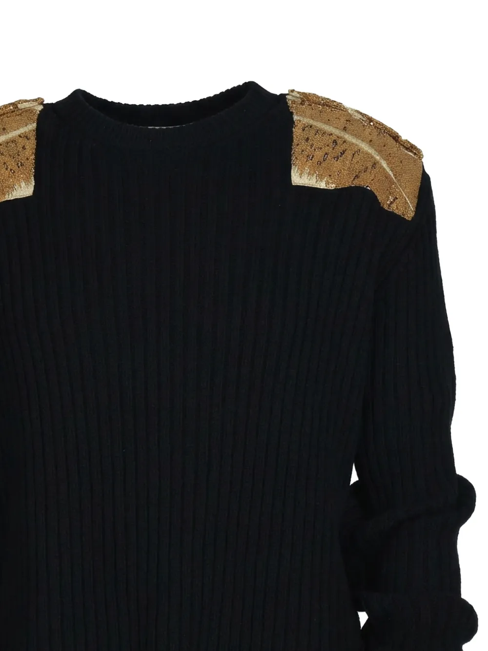 Valentino Garavani Trui met schouderpatch Zwart