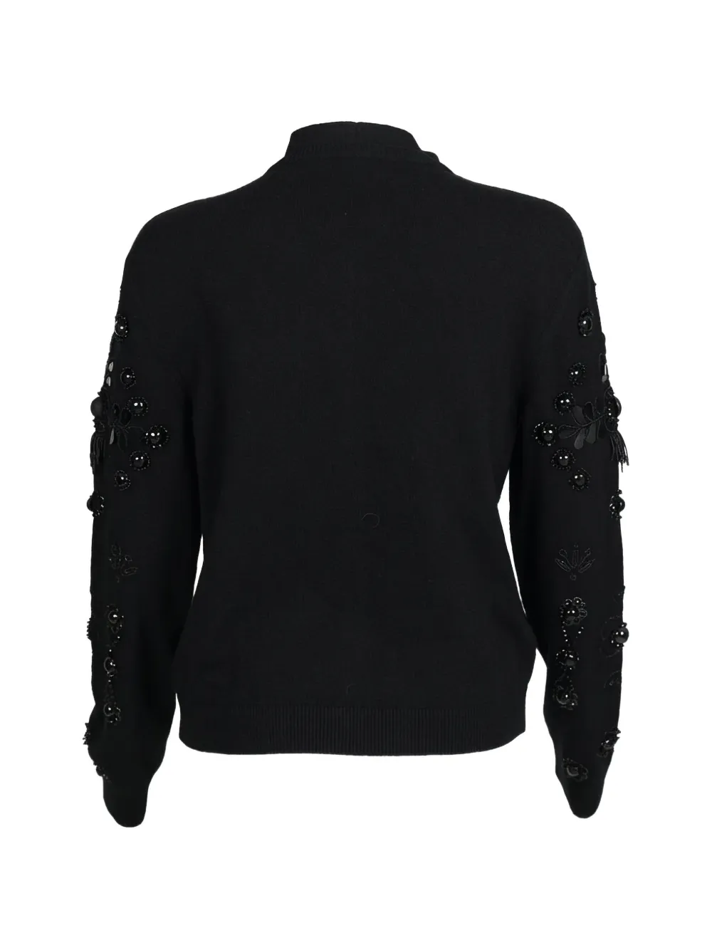 Valentino Garavani Vest met strik en kralen Zwart