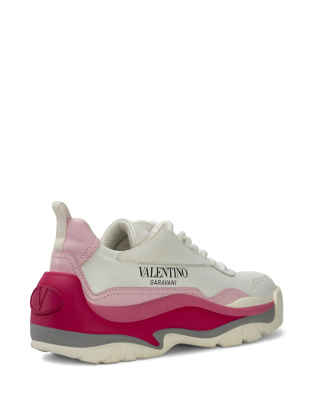 Valentino Garavani logo-detail sneakers Wit