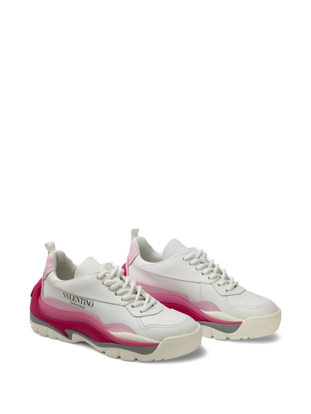 Valentino Garavani logo-detail sneakers Wit