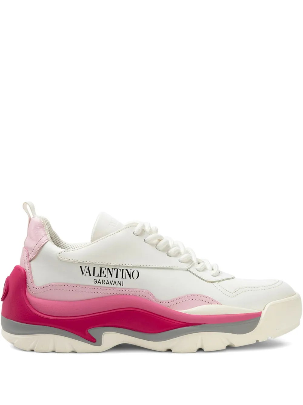Valentino Garavani logo-detail sneakers Wit
