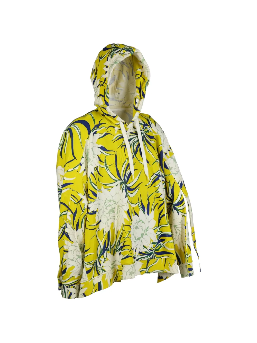 Valentino Garavani floral-print hoodie Geel