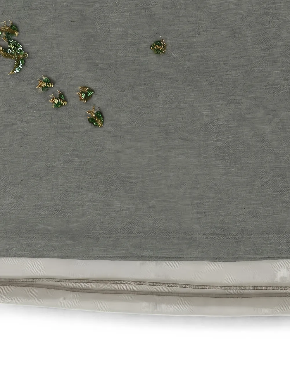 Valentino Garavani Gelaagd T-shirt verfraaid met pailletten Grijs