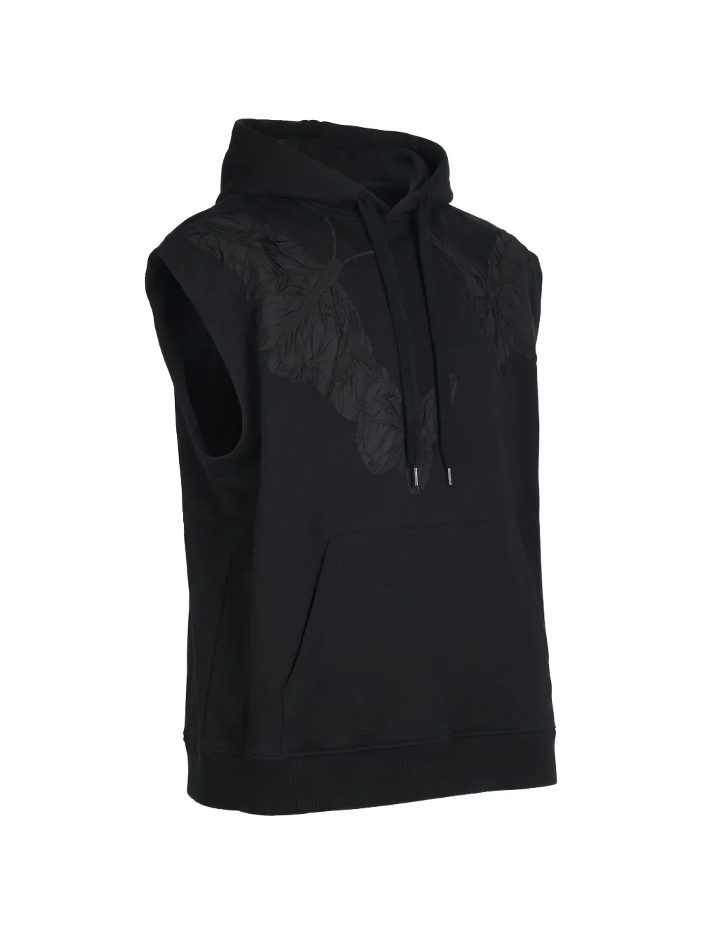 Valentino Garavani butterfly sleveless hoodie - Black