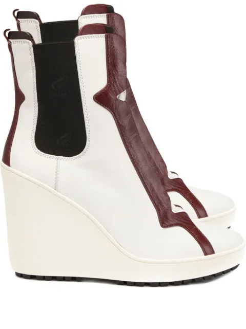 Tod's wedge panelled boots