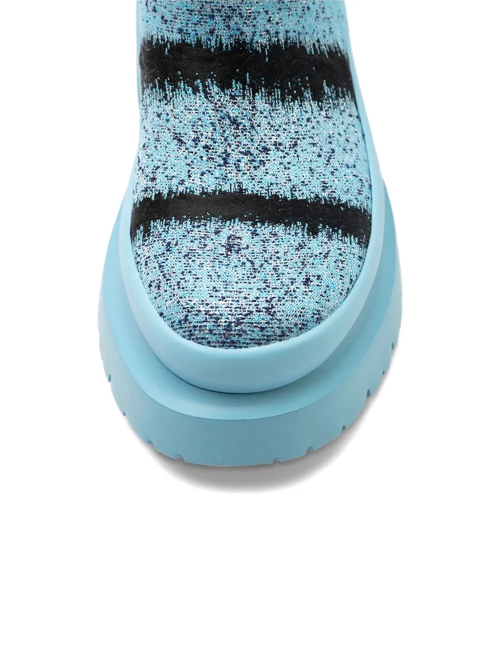 Valentino Platform Boots In Multi