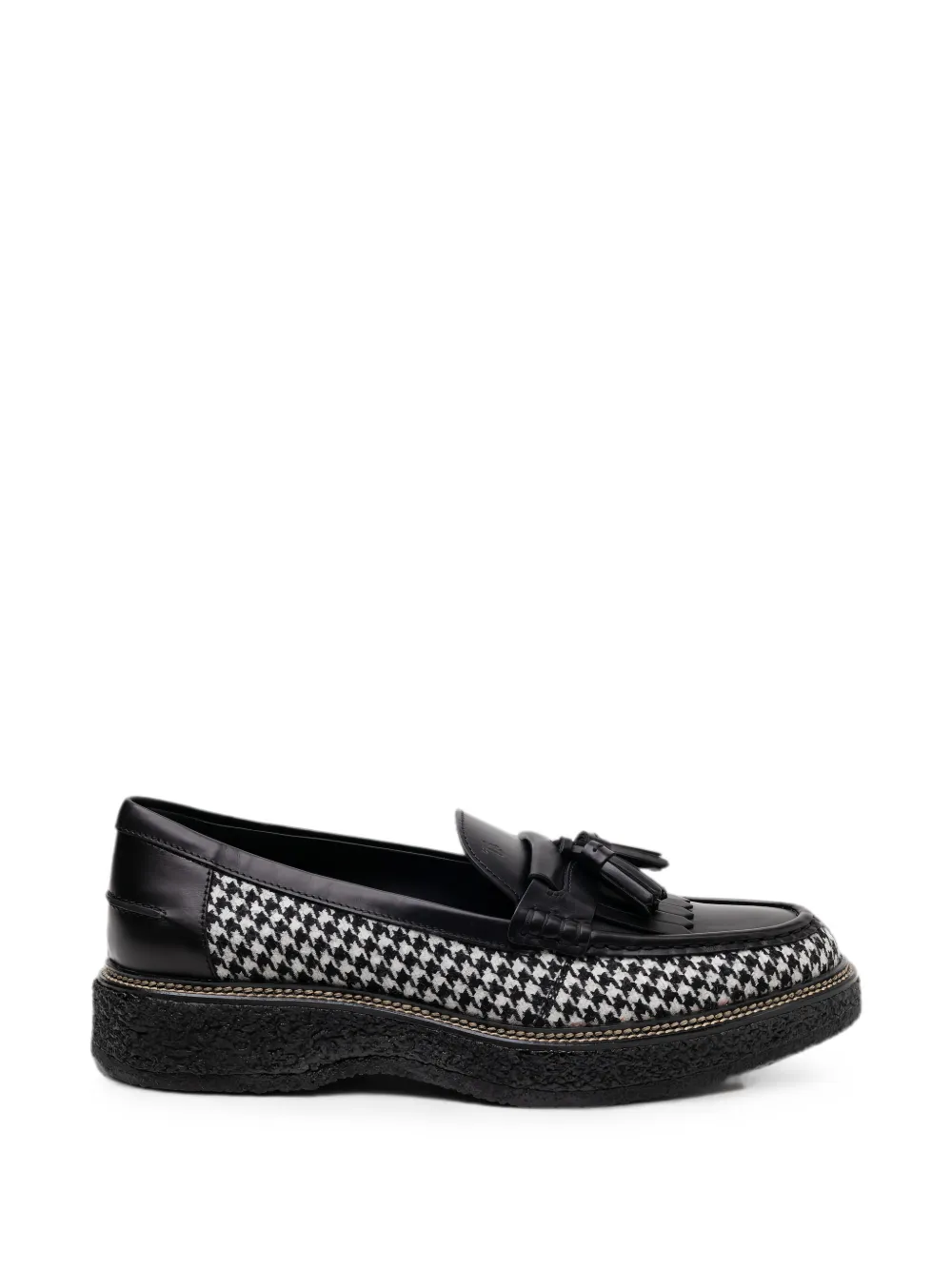 Tod's Gomma Para 30B Frangia Nappine - Nero
